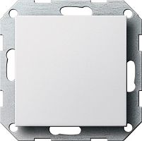 Заглушка без рамки Gira System55 1-м. белый матовый картинка